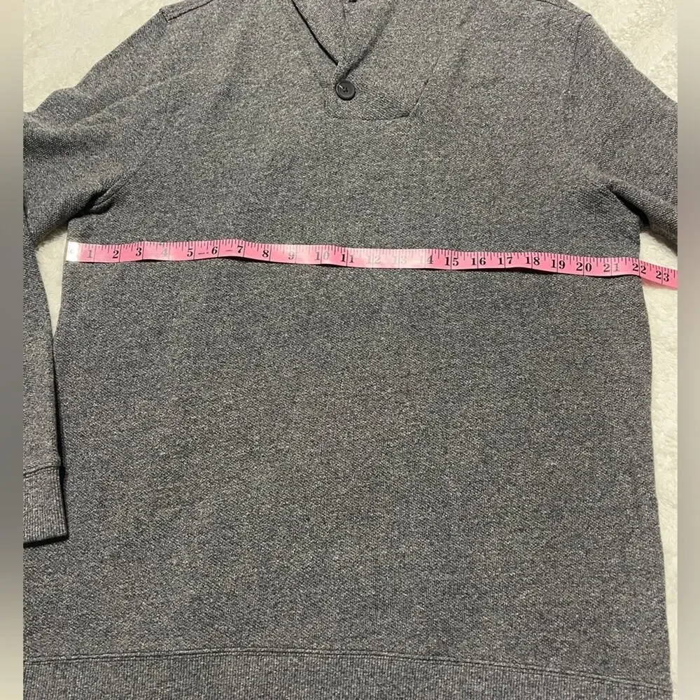 Tasso Elba Men’s Shawl Collar Sweater gray large - Picture 3 of 10